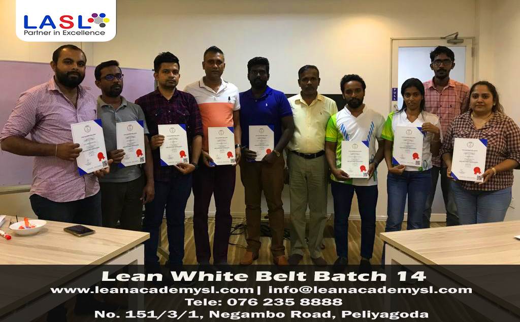 Lean White Belt Certification 14th Batch - 22nd Oc...